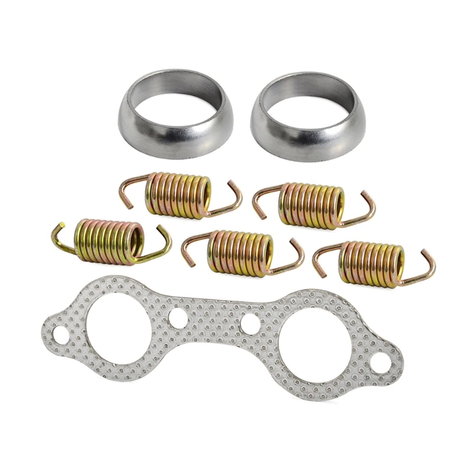 EUETVEXERK Abgaskrümmerdichtungsfeder Rebuild Kit Fit for Sportler 600 2003-2006 58115 T21E Auspuffdichtung von EUETVEXERK