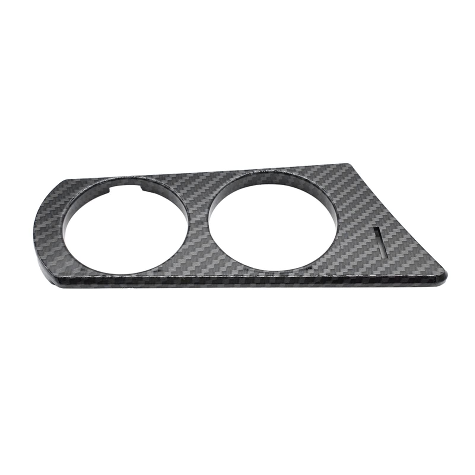 EUETVEXERK Auto Carbon Faser Front Center Console Getränke Water Becher Halterung Fit for -BMW 1. Serie E81 E82 E87 E88 2004-2011 RHD Innenaufkleber von EUETVEXERK