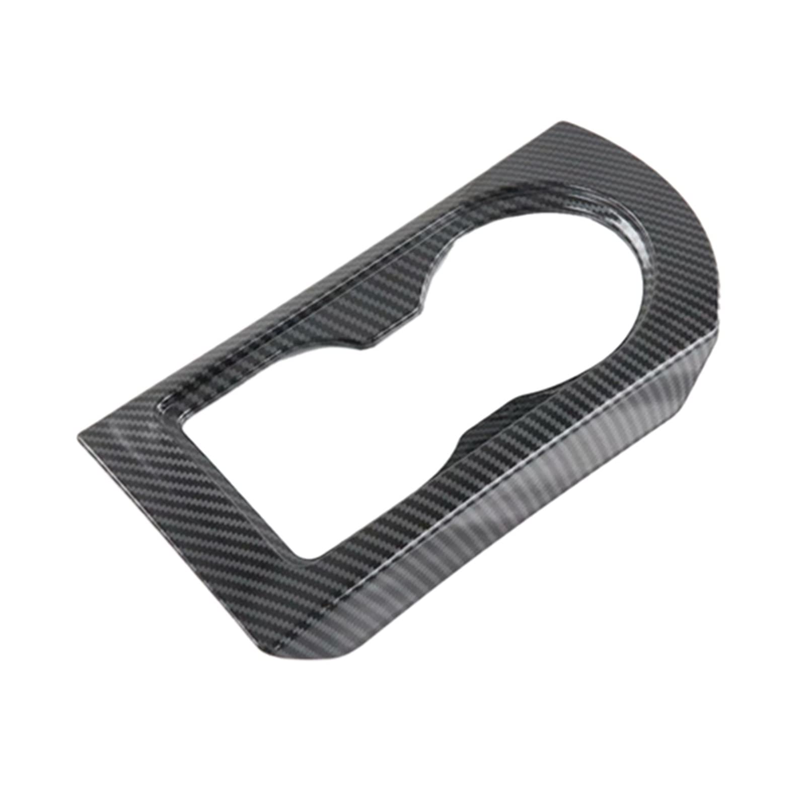 EUETVEXERK Auto Carbon Fiber Center Console Water Becher Halter Dekoration Abdeckung Trim Aufkleber Fit for Isuzu. Passt for D-max 2021+ Innenaufkleber von EUETVEXERK