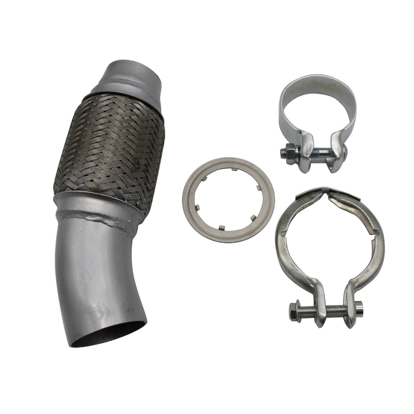 EUETVEXERK Auto-Styling-Edelstahl-flexibles Rohr-HOSEPIPE-Diesel-Partikelfilter Dpf. Passt for BMW E81 E82 E87 E88 E90 E91 E93 18307812279 Auspuffdichtung von EUETVEXERK