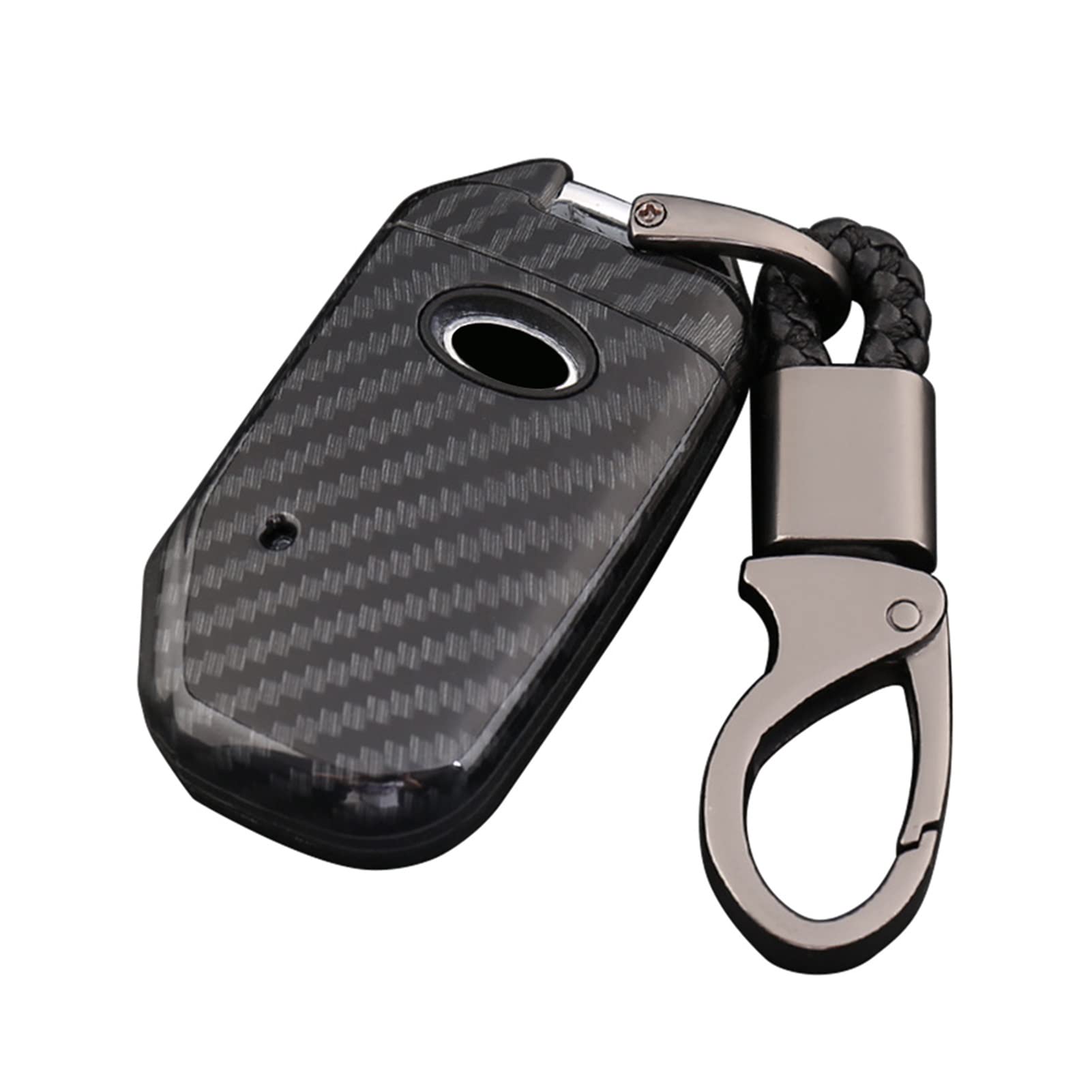 EUETVEXERK Carbon-Stil-Automobil-Remote-Key-Cover-Fall-FOB kompatibel for KIA-kompatibel for Sportart, kompatibel for CEED-kompatibel for Sorento kompatibel for CERATO kompatibel for der Forte 2017-20 von EUETVEXERK