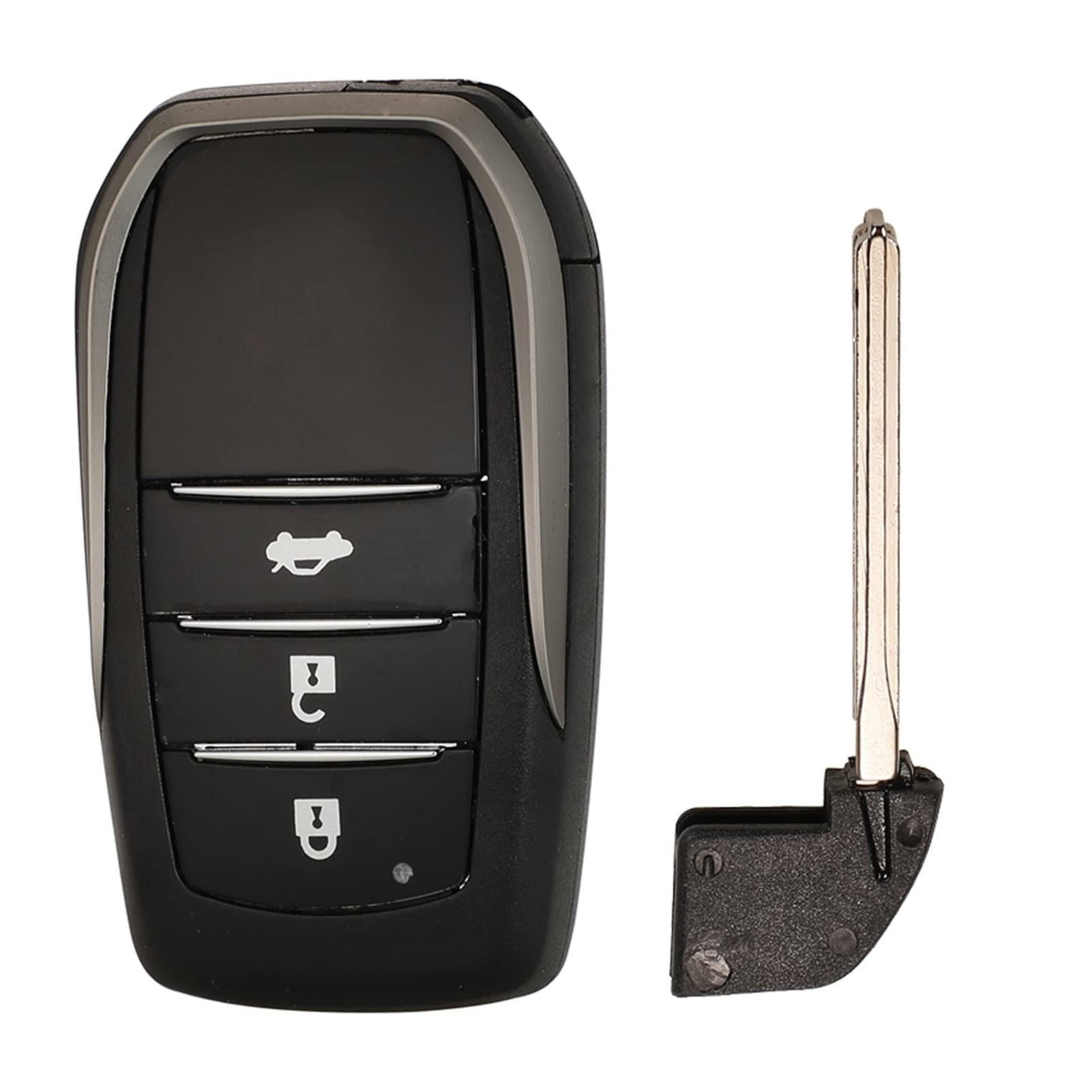 EUETVEXERK Modified Auto Key Shell Case 2/3/4 Knöpfe kompatibel for TOYOTA C-HR kompatibel for Landkompatiblem for Cruiser 200 kompatibel for Avensis-kompatiblem for Auris kompatibel for Corolla Schlü von EUETVEXERK