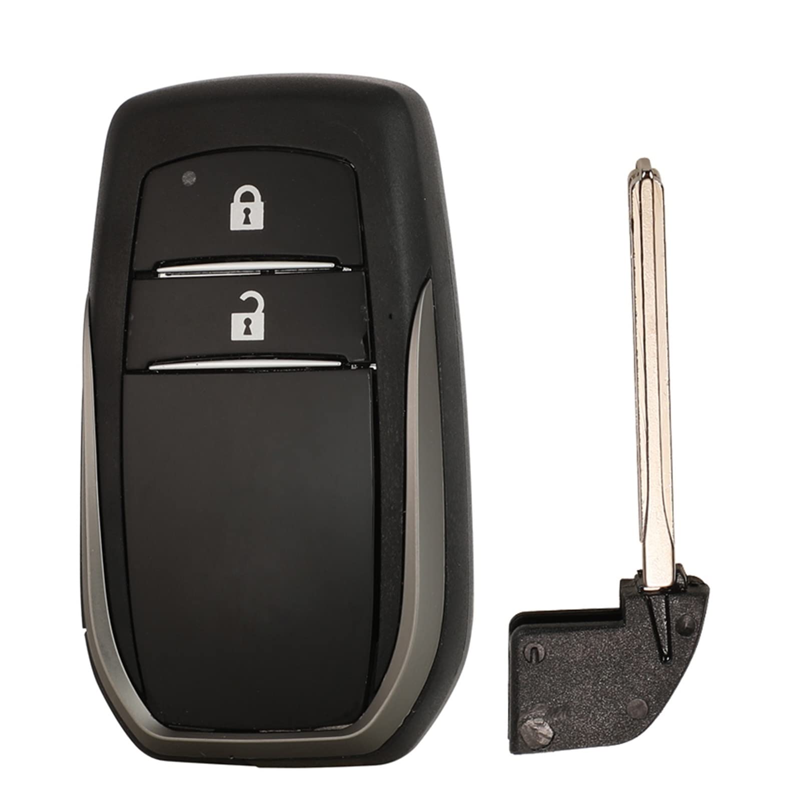 EUETVEXERK Modified Auto Key Shell Case 2/3/4 Knöpfe kompatibel for TOYOTA C-HR kompatibel for Landkompatiblem for Cruiser 200 kompatibel for Avensis-kompatiblem for Auris kompatibel for Corolla Schlü von EUETVEXERK