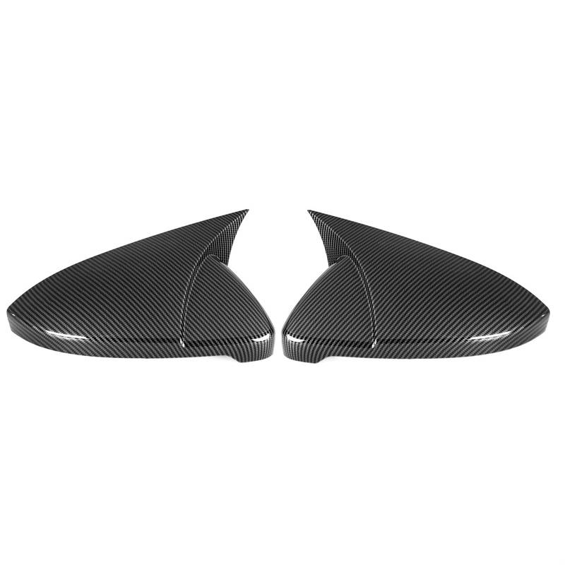 EUETVEXERK Passend for VW Passend for Golf MK6 MK7 7.5 Passend for GTI R GTD Base 2009–2020 2 Stück Seitenspiegel-Abdeckkappen Spiegelwerkzeugkoffer glänzend schwarz Tuning Neu Rückspiegel(MK6 Carbon) von EUETVEXERK