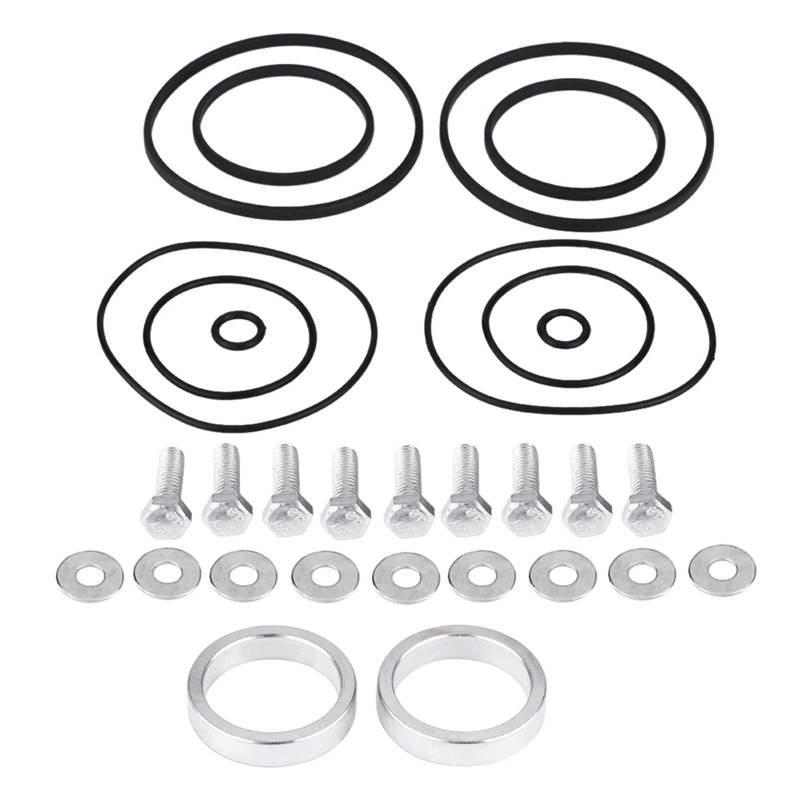 EUETVEXERK Twin Double Dual Dichtungen Rasselring Reparatur/Upgrade Fit for BMW Fit for Vanos M52TU M54 M56 11361440142 Auspuffdichtung von EUETVEXERK