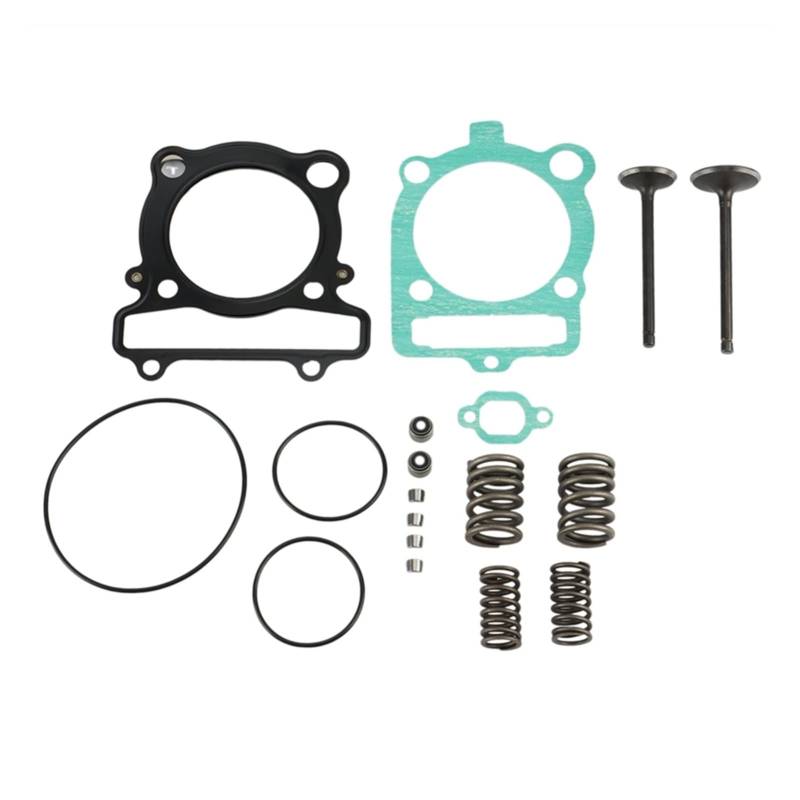 EUETVEXERK Zylinderaufnahmeabgasventildichtung Kompatibel for Yamaha kompatibel for Krieger 350 YFM350X 1987-2004. Zubehör Auspuffdichtung von EUETVEXERK