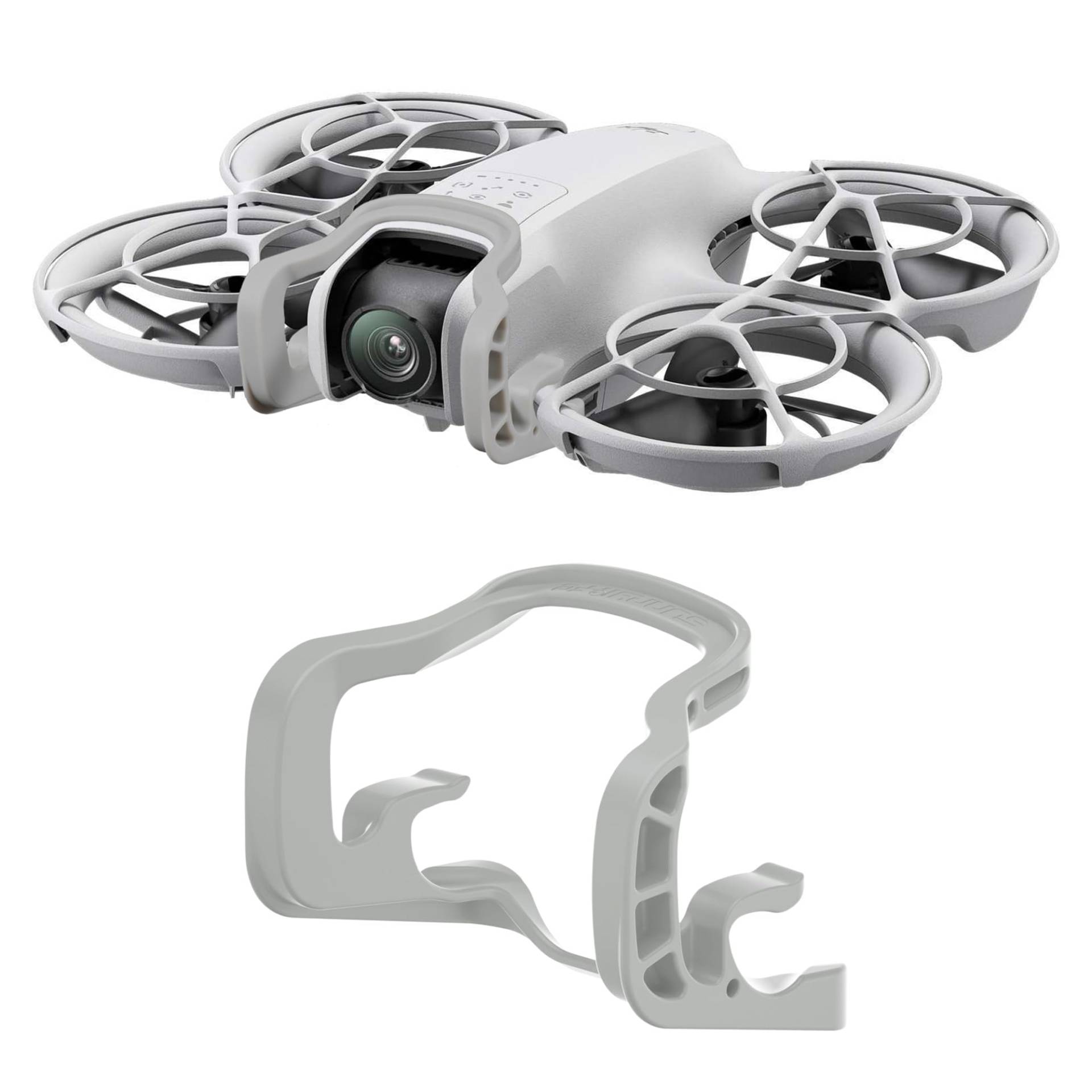 Gimbal Bumper Guard für DJI Neo Zubehör Antikollisionsschutz Stoßfänger Schutzleiste für DJI Neo Fly Combo Drohne Zubehör (Gray) von EUIOOVM