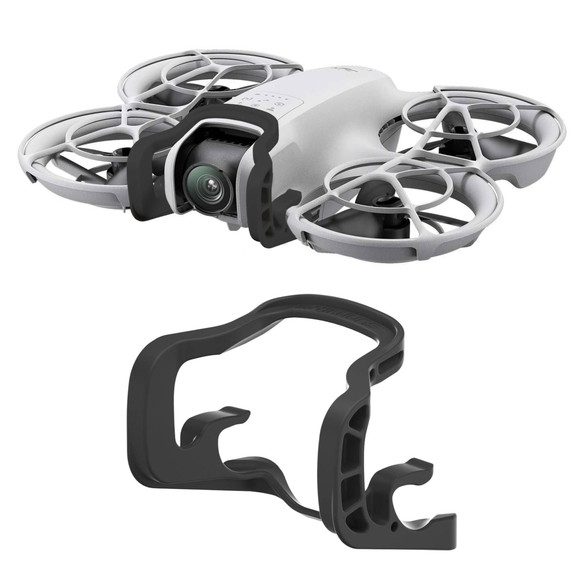 Gimbal Bumper Guard für DJI Neo Zubehör Antikollisionsschutz Stoßfänger Schutzleiste für DJI Neo Fly Combo Drohne Zubehör (Schwarz) von EUIOOVM