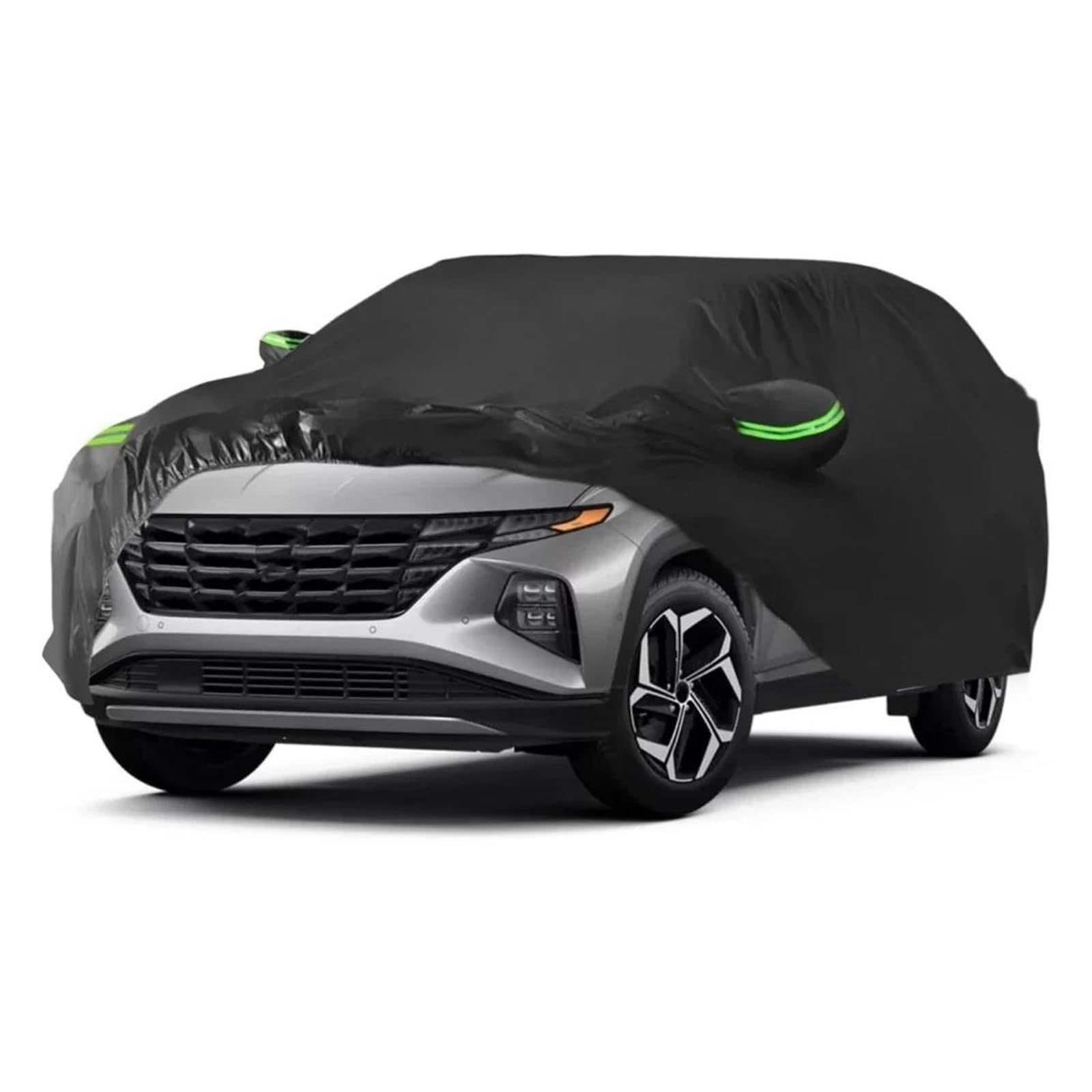 Autoabdeckung Für Hyundai Für Tucson 2020-2024 Schneesicher Regen Hagel Sonne UV Staub- Und Schneefest Wasserdicht von EUQIXMR