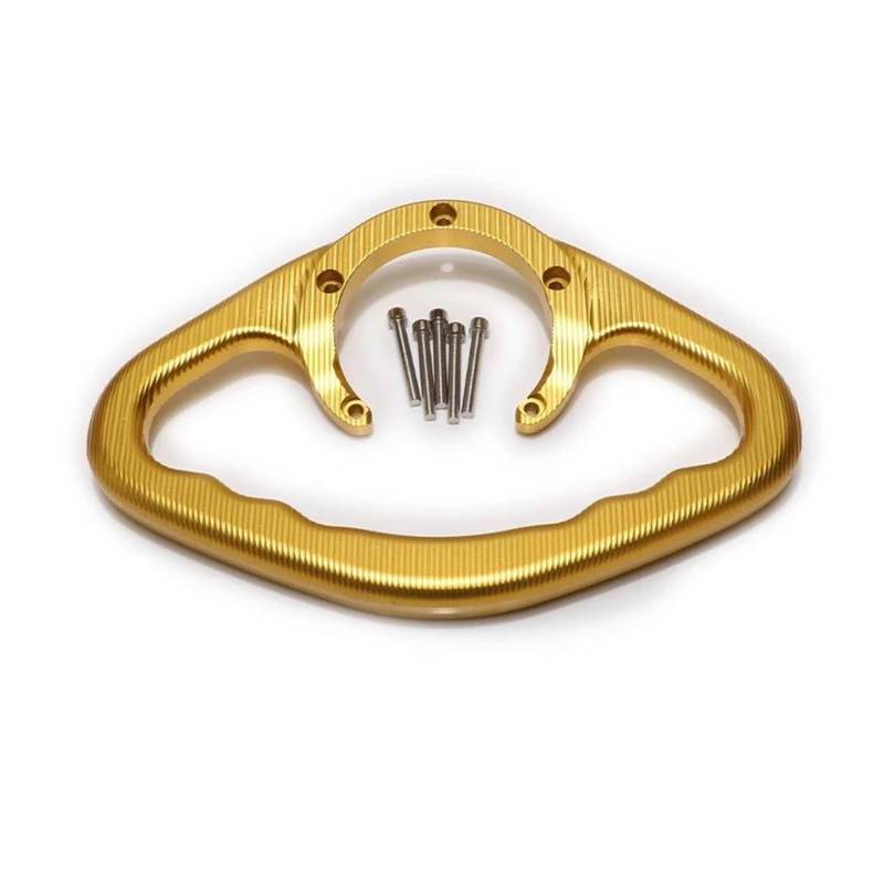 Motorrad Für Y&amaha R1 R3 R6 R25 Für MT 03 07 09 MT07 Motorrad-Hinterrad-Beifahrer-Tankstange, Kraftstofftank-Armlehne Haltegriff Lenker-Handgriff Zubehör(Gold) von EUQIXMR