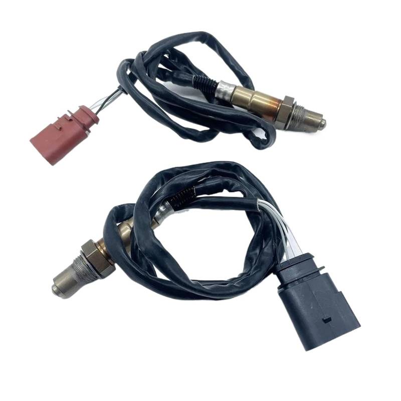 Sauerstoffsensoren für Autos 06A906262Q 06A906262F Breitband-Lambdasonde O2-Sauerstoffsensor Für TT Hinten 0258010032 1K0998262Q(2 Stücke) von EUQIXMR