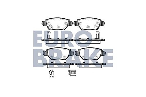 Eurobrake 5502223619 Bremsbeläge von EUROBRAKE