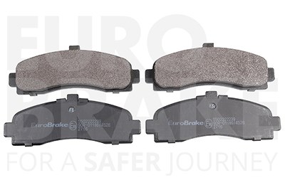 Eurobrake Bremsbeläge Vorderachse [Hersteller-Nr. 5502222239] für Nissan von EUROBRAKE