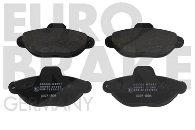 Eurobrake Bremsbeläge Vorderachse [Hersteller-Nr. 5502222335] für Fiat von EUROBRAKE