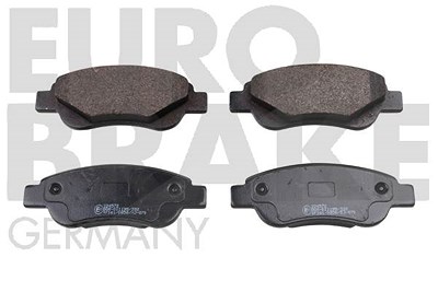 Eurobrake Bremsbeläge Vorderachse [Hersteller-Nr. 5502224572] für Citroën, Peugeot, Toyota von EUROBRAKE