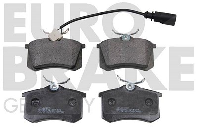 Eurobrake Bremsbeläge hinten (Satz) + VWK [Hersteller-Nr. 5502224755] für Ford, Seat, VW von EUROBRAKE