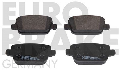 Eurobrake Bremsbeläge hinten (Satz) [Hersteller-Nr. 5502222567] für Ford, Land Rover, Volvo von EUROBRAKE