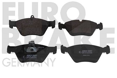 Eurobrake Bremsbeläge vorn (Satz) [Hersteller-Nr. 5502229978] für Opel, Saab, Vauxhall von EUROBRAKE