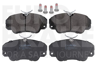 Eurobrake Bremsbeläge vorne (Satz) [Hersteller-Nr. 5502223611] für Opel von EUROBRAKE