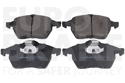 Eurobrake Bremsbeläge vorne (Satz) [Hersteller-Nr. 5502223613] für Opel, Saab von EUROBRAKE