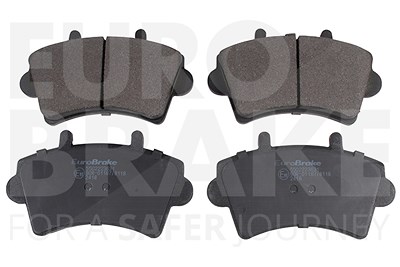 Eurobrake Bremsbeläge vorne (Satz) [Hersteller-Nr. 5502223631] für Nissan, Opel, Renault von EUROBRAKE