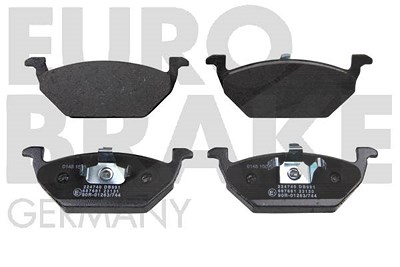 Eurobrake Bremsbeläge vorne (Satz) [Hersteller-Nr. 5502224740] für Audi, Seat, Skoda, VW von EUROBRAKE