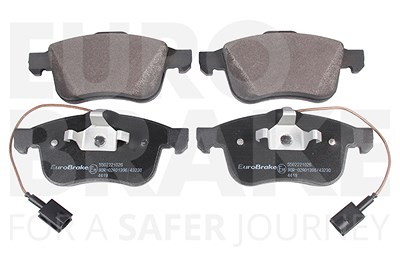 Eurobrake Bremsbelagsatz, Scheibenbremse [Hersteller-Nr. 5502221026] für Alfa Romeo von EUROBRAKE