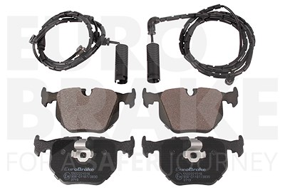 Eurobrake Bremsbelagsatz, Scheibenbremse [Hersteller-Nr. 5502221518] für Alpina, BMW, Land Rover von EUROBRAKE