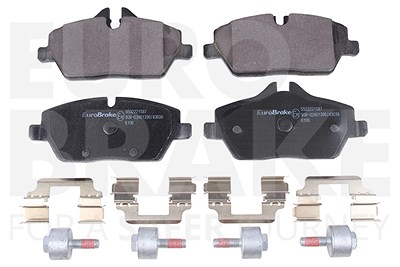 Eurobrake Bremsbelagsatz, Scheibenbremse [Hersteller-Nr. 5502221587] für BMW von EUROBRAKE