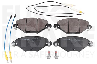 Eurobrake Bremsbelagsatz, Scheibenbremse [Hersteller-Nr. 5502221944] für Citroën von EUROBRAKE