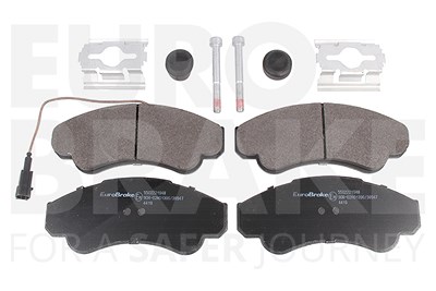 Eurobrake Bremsbelagsatz, Scheibenbremse [Hersteller-Nr. 5502221948] für Citroën, Fiat, Peugeot von EUROBRAKE