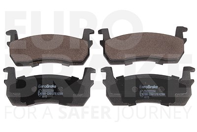 Eurobrake Bremsbelagsatz, Scheibenbremse [Hersteller-Nr. 5502222204] für Nissan von EUROBRAKE