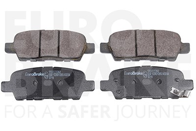 Eurobrake Bremsbelagsatz, Scheibenbremse [Hersteller-Nr. 5502222262] für Infiniti, Nissan von EUROBRAKE