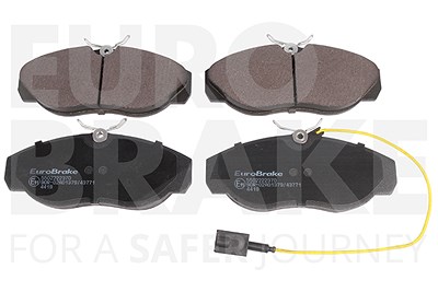 Eurobrake Bremsbelagsatz, Scheibenbremse [Hersteller-Nr. 5502222370] für Citroën, Fiat, Peugeot von EUROBRAKE