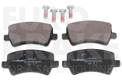 Eurobrake Bremsbelagsatz, Scheibenbremse [Hersteller-Nr. 5502222571] für Ford, Land Rover, Volvo von EUROBRAKE