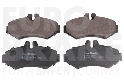 Eurobrake Bremsbelagsatz, Scheibenbremse [Hersteller-Nr. 5502223338] für Mercedes-Benz, VW von EUROBRAKE