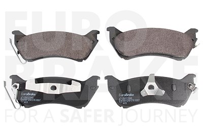 Eurobrake Bremsbelagsatz, Scheibenbremse [Hersteller-Nr. 5502223343] für Mercedes-Benz von EUROBRAKE