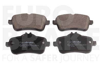 Eurobrake Bremsbelagsatz, Scheibenbremse [Hersteller-Nr. 5502223396] für Mercedes-Benz von EUROBRAKE