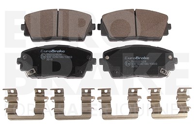 Eurobrake Bremsbelagsatz, Scheibenbremse [Hersteller-Nr. 5502223524] für Kia von EUROBRAKE