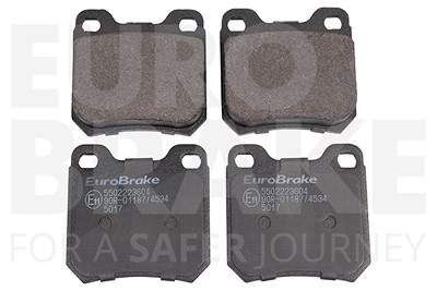 Eurobrake Bremsbelagsatz, Scheibenbremse [Hersteller-Nr. 5502223604] für Opel, Saab von EUROBRAKE