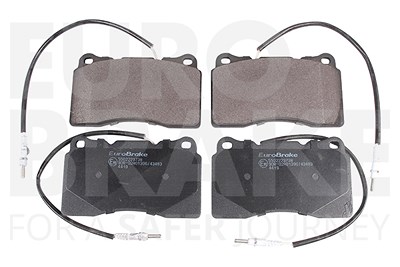 Eurobrake Bremsbelagsatz, Scheibenbremse [Hersteller-Nr. 5502223738] für Citroën, Fiat, Lancia, Peugeot von EUROBRAKE