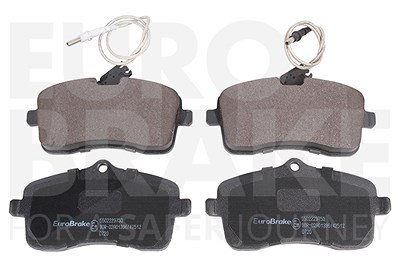 Eurobrake Bremsbelagsatz, Scheibenbremse [Hersteller-Nr. 5502223750] für Peugeot von EUROBRAKE