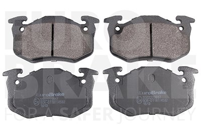 Eurobrake Bremsbelagsatz, Scheibenbremse [Hersteller-Nr. 5502223917] für Renault von EUROBRAKE