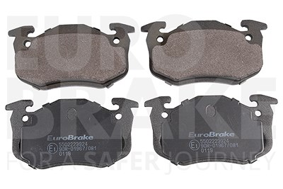 Eurobrake Bremsbelagsatz, Scheibenbremse [Hersteller-Nr. 5502223924] für Renault von EUROBRAKE