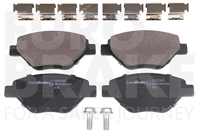 Eurobrake Bremsbelagsatz, Scheibenbremse [Hersteller-Nr. 5502223952] für Renault von EUROBRAKE