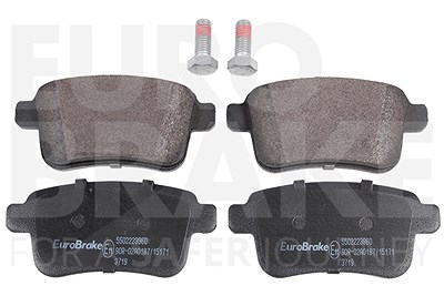 Eurobrake Bremsbelagsatz, Scheibenbremse [Hersteller-Nr. 5502223960] für Mercedes-Benz, Nissan, Renault von EUROBRAKE