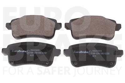 Eurobrake Bremsbelagsatz, Scheibenbremse [Hersteller-Nr. 5502223976] für Renault von EUROBRAKE