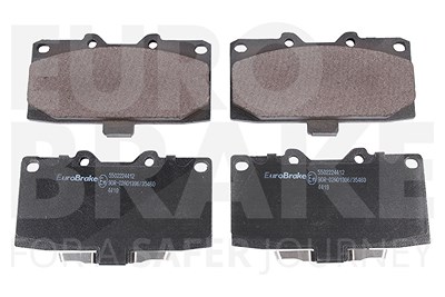 Eurobrake Bremsbelagsatz, Scheibenbremse [Hersteller-Nr. 5502224412] für Nissan, Subaru von EUROBRAKE