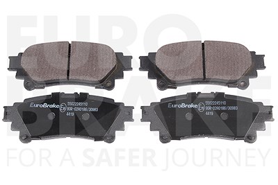 Eurobrake Bremsbelagsatz, Scheibenbremse [Hersteller-Nr. 55022245110] für Lexus, Toyota von EUROBRAKE