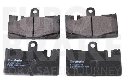 Eurobrake Bremsbelagsatz, Scheibenbremse [Hersteller-Nr. 55022245119] für Lexus von EUROBRAKE